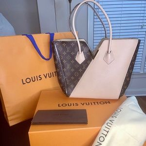 Authentic Louis Vuitton Kimono Monogram Shoulder Bag Brown Great Conditi…